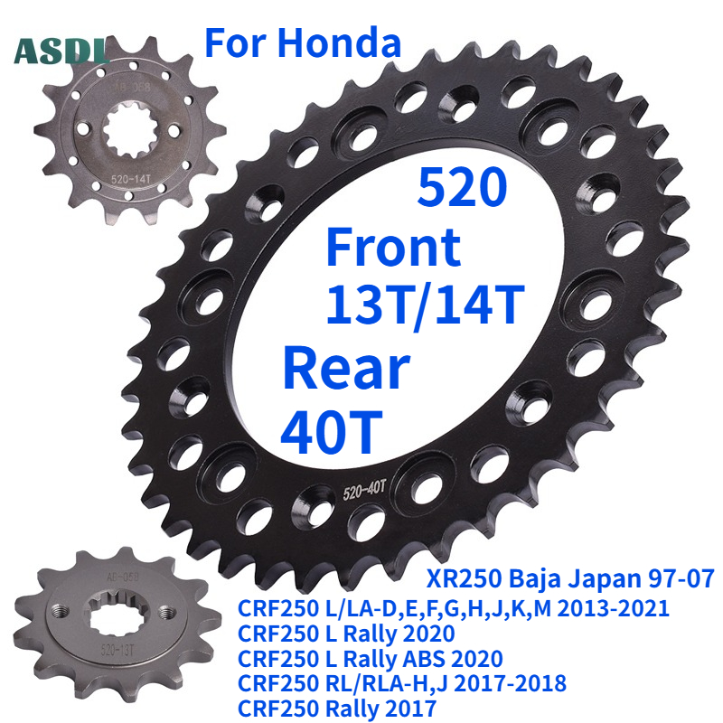 Motorcycle Gear Japan - Pignon avant et arrière de moto