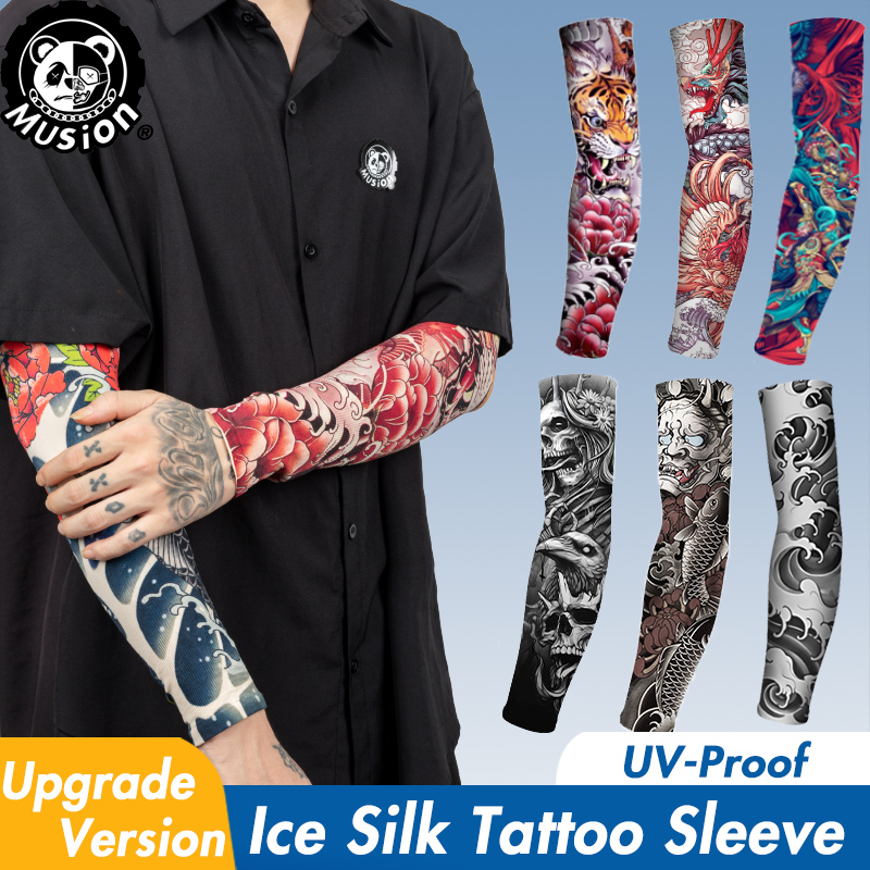Motorcycle Gear Sleeve - Musion-Manchons de tatouage sans couture, anti