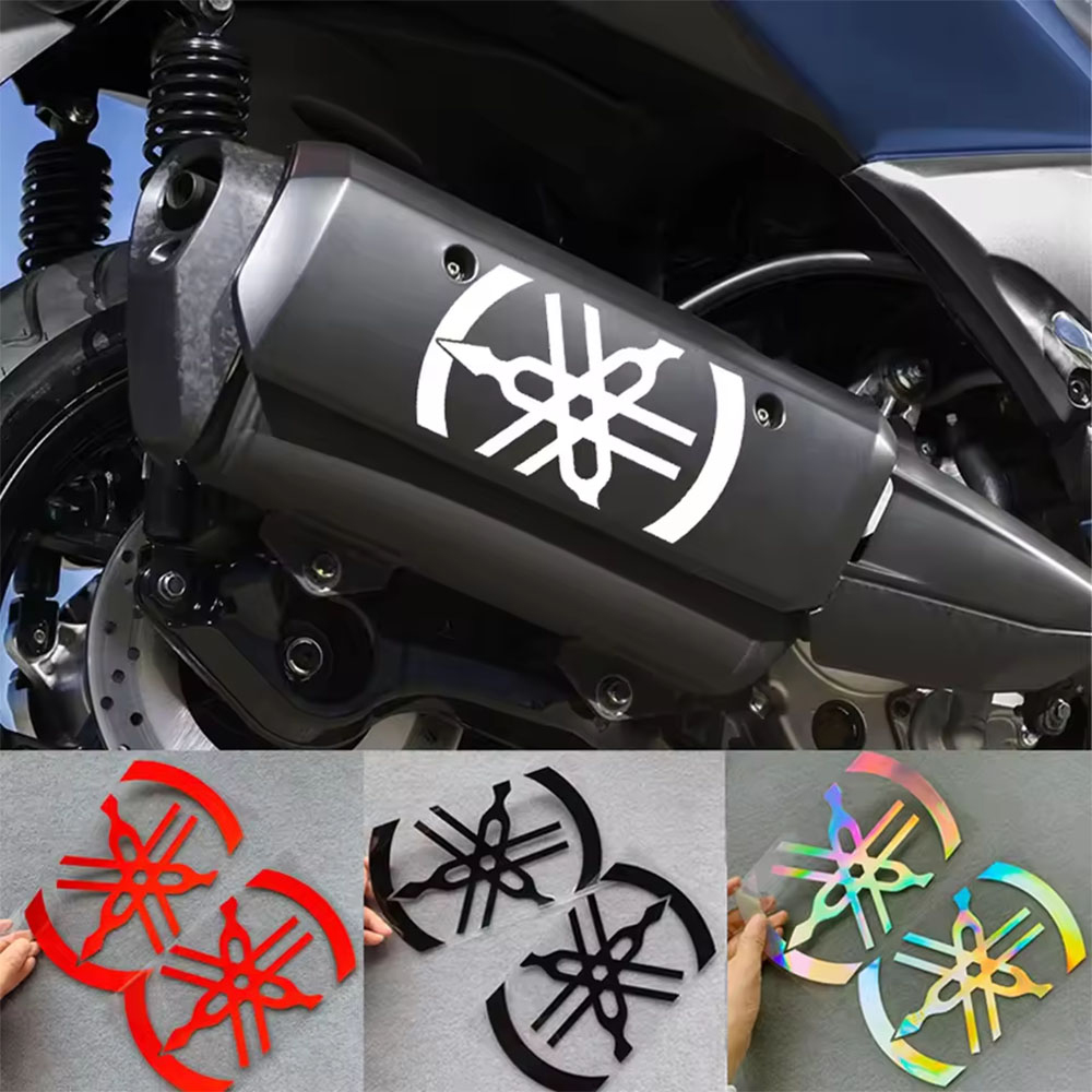 Motorcycle Gear Outlet - 1 ensemble/ 2 pièces Autocollants réfléchissants