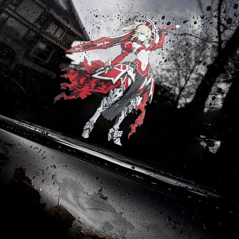 Motorcycle Gear Outlet - Autocollants de voiture Fate Mordred, figurine