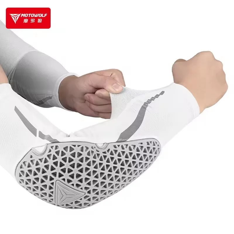 Motorcycle Gear Sleeve - Protège-coudes de moto respirants et élastiques