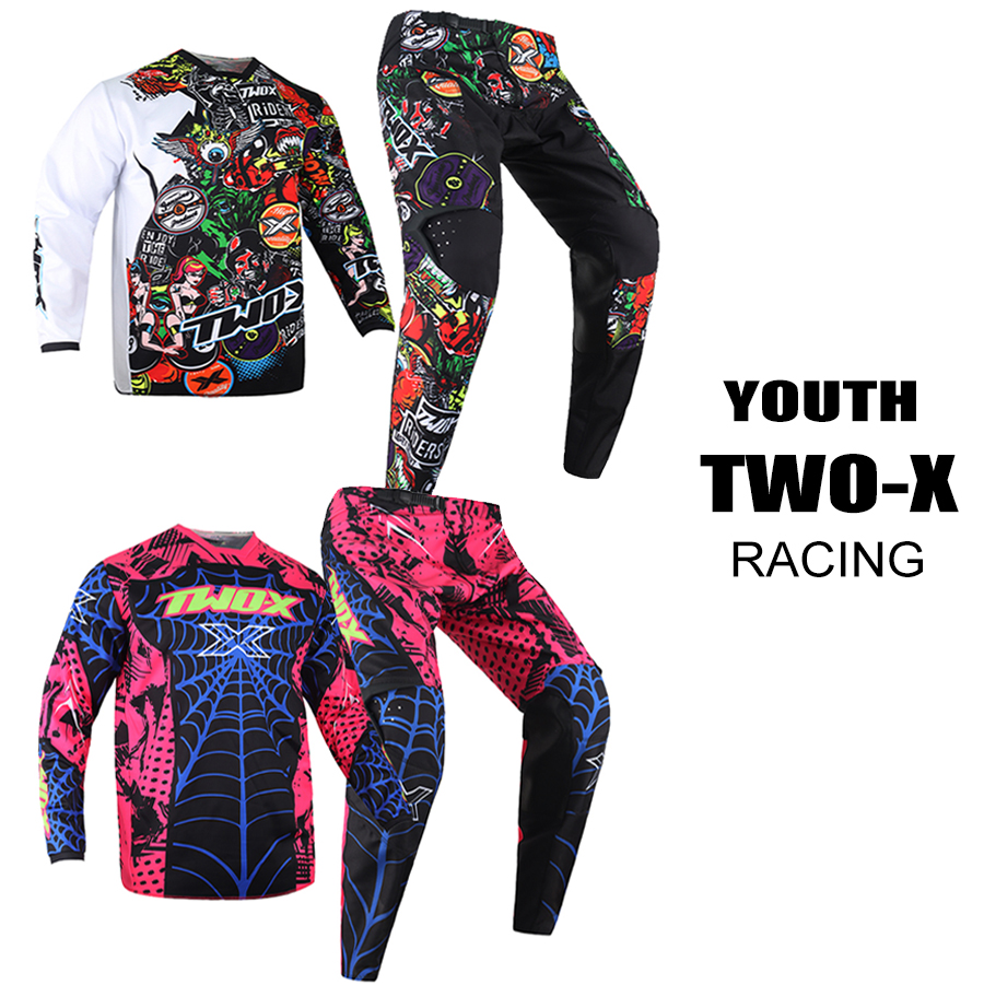 Motorcycle Gear Youth - Ensemble de motocross pour jeunes Two-X