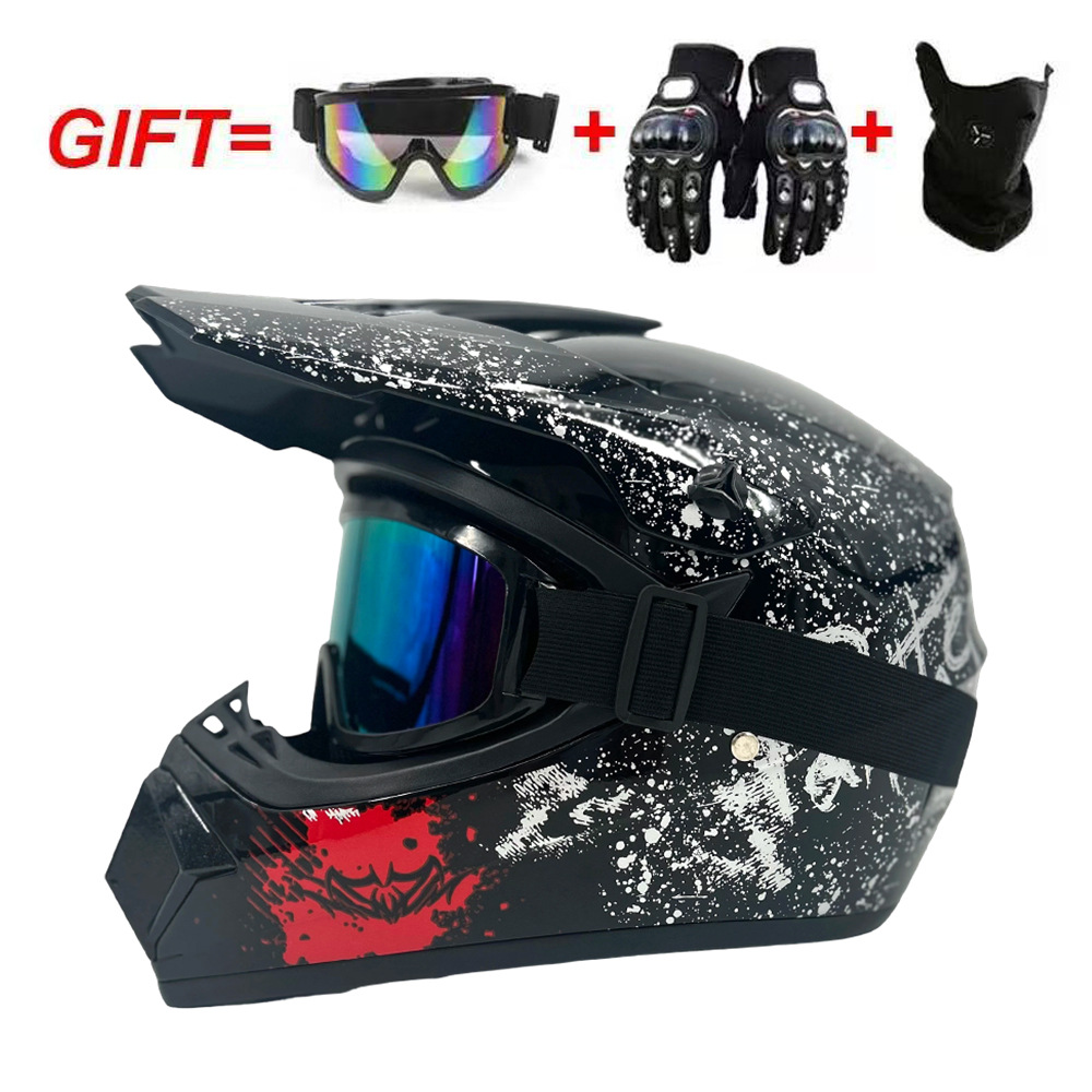 Motorcycle Gear Youth - Équipement de moto tout-terrain : Casque