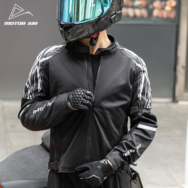 Blouson de moto noir pour homm - Motorcycle Gear For Summer avis et prix
