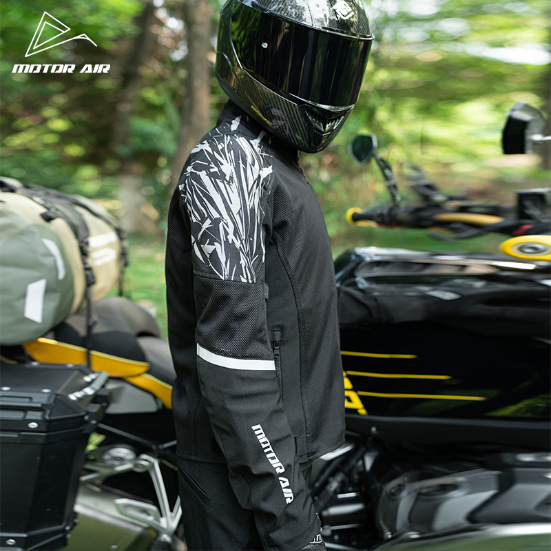 Blouson de moto noir pour homm - Motorcycle Gear For Summer avis et prix