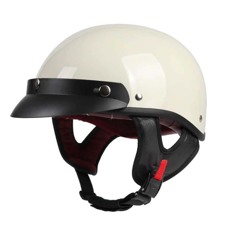 Casque de moto rétro – Demi-ca - Motorcycle Gear Used avis et prix