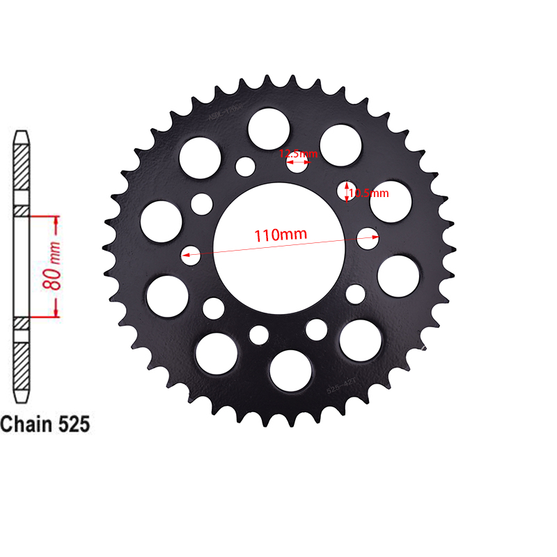 Moto 525 chaîne 16T avant 42T  - Motorcycle Gear Japan avis et prix
