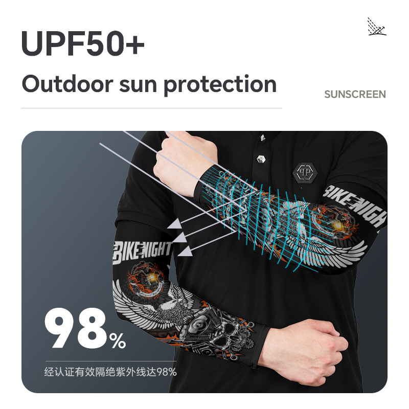 1 Paire de Manchettes en Soie  - Motorcycle Gear Sleeve avis et prix