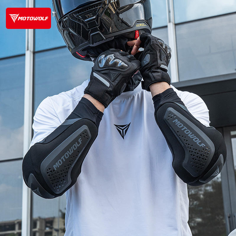 Nouveaux protège-coudes élasti - Motorcycle Gear Sleeve avis et prix